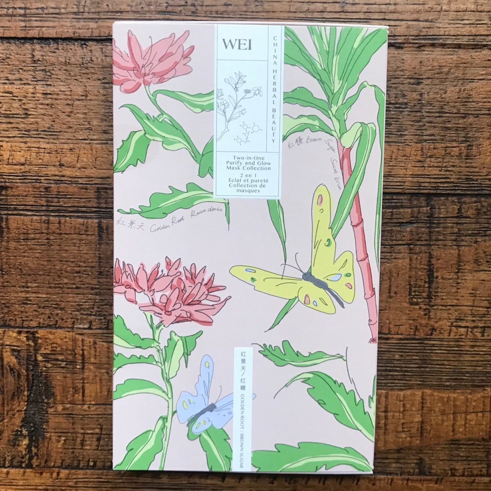 Wei Two-in-One Purify & Glow mask collection